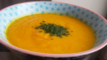 Soupe de carottes au cumin